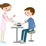 採血ワイ（頼むぞ…！！） 若くてかわいい女「こんにちはー(笑顔)」