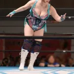 【画像】女子プロレスラーさん、セクシーすぎる格好で小学生の前に出てしまうwwwwwwwww