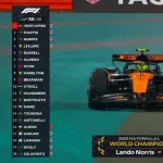 【F1第24戦アブダビGP】マクラーレンのノリスが初の年間王者！最終戦3位もわずか2点差でフェルスタッペンのV5阻止