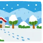 テレビ「雪！雪です！東京で雪が降ってます！交通機関が麻痺しています！人が滑ってます！」(積雪0.5m)