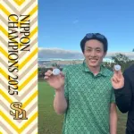 ボギーに悔しがる上沢　それにいち早く煽る周東