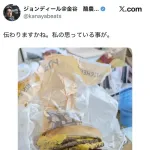 【画像】マクドのハンバーガーを買った人　激怒