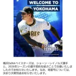 【DeNA】パドレス所属の203cm右腕ショーン・レイノルズと契約合意