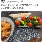 檜山沙耶（おさや）、旦那のために料理を作るもダメ出しばかりされて凹む