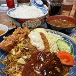 【画像】この完璧なハンバーグ定食ｗｗｗｗｗｗｗｗ