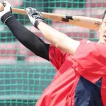 カープ矢野雅哉が『福地流』ティー打撃9カ所打ち分けで打力磨く「来年のテーマはやり返す」