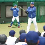 中日・井上監督が小中学生に「中日に憧れてほしい」と指導！来季はチーム500得点目指す！