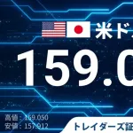 1ドル159円突破