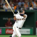 阿部慎之助　率.284(7514-2132) 本406 点1285 OPS.863