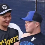 「試合前の敵味方おしゃべり禁止」へ 　試合前の森下と牧の談笑は前季で終了か