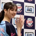 西武新川優愛　ハム牧野真莉愛　巨人橋本環奈　ヤクルト磯山さやか