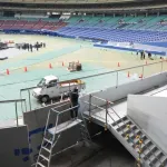 バンテリンドーム、ホームランウイング工事を公開
