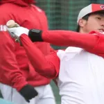 カープ育成ドラ2岸本、シート打撃でHR&6打数6安打大暴れ!