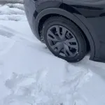 【悲報】積雪すごいから超早めに家出たんやが😭