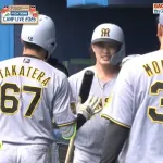 阪神・現ドラ加入の濱田が対外試合チーム1号ホームラン！