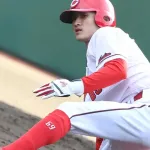 【朗報】カープ辰見、代走から『二盗→三盗→犠飛』でホームインwww
