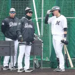 安田尚憲、ライブBPで安打性の打球を連発！サブロー監督「あの辺がちゃんと打ってくれたらいいと思います」