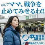 【画像】中道改革連合「#ママ戦争止めてくるわ」とはなんだったのかｗｗｗｗｗｗ