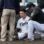 【悲報】阪神石井、左アキレス腱損傷
