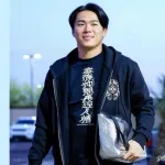 山本由伸の保冷バッグ風バッグ、これも高級ブランド品なのかな・・・？