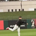 佐々木麟太郎さん（日本時代184cm113kg）、アメリカでさらにムチムチになる
