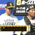 ホークス紅白戦　白組0-0紅組で終了