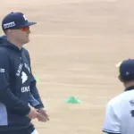 西武ネビンがキャンプ合流！西口監督「ほっといてもやってくれる」