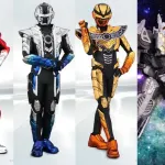 昨日から新しく始まったギャバン、やっぱりスーパー戦隊で仮面ライダー