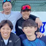 カープ辰見の完成系はSB周東？←羽月らと合同自主トレした師弟関係