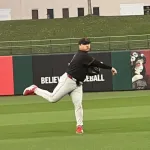 佐々木麟太郎さん（日本時代184cm113kg）、アメリカでさらに大きくなる