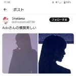 【画像】adoちゃんの横顔流出