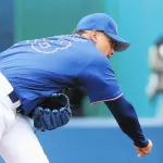 中日アブレウ、来日初実戦で2回1失点 最速156キロをマーク
