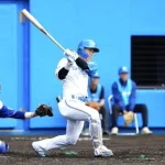 【日本ハム】２年連続開幕スタメン狙う矢沢宏太が“今季１号”外角低め変化球を右翼スタンドへ