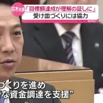 【Jリーグ】秋田スタジアム整備　鈴木知事「クラブが集める民間資金が目標金額に達することが前提条件」事業費の半分以上を民間で
