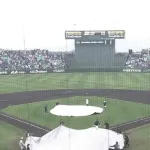 【侍ジャパン対ソフトバンク】侍ジャパン対ソフトバンクは5回表終了後に大雨で一時中断