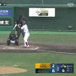 【侍ジャパン対ソフトバンク】侍ジャパン・坂本誠志郎、ソフトバンク・上茶谷から2ランホームラン！リードを6点に広げる！！！！！！！！！！！！！！