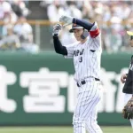侍・森下　初実戦で躍動２安打４打点　新パフォ“釣りポーズ（仮）”披露　 「ボール見えていた」左翼＆中堅こなしアピール
