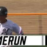 上田希由翔、元阪神ビーズリーから2ランホームラン！ロッテ2点差に迫る！