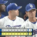 【試合結果】[2026/3/1] DeNAベイスターズ２－９中日ドラゴンズ　投壊で大惨敗...OP戦初黒星 東2回2失点 細川に被弾 中川虎、山﨑は1回2失点 伊勢3失点で途中降板