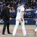 中日ボスラー、軽度の『左脚ふくらはぎ肉離れ』でシーズン開幕は不透明な状況