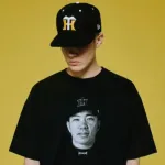 阪神タイガース × KEBOZのコラボ、石井大智の顔写真が白黒でワロタ