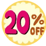 今日東上線でぼくに20％オフの値引きシール付けたのだれ？