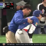 【WBC】台湾・キャンテンのチェン・ジェシェン、デッドボールで負傷交代