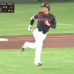 大谷翔平、第1打席に初球を打ちツーベースヒット!!!!!!!!