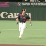 吉田正尚さん可憐な走りでスリーベース