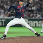 曽谷龍平 WBC初登板 最終7回を三者凡退に抑える！！！！
