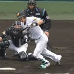 阪神・伏見、3打席連続デッドボール
