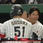 【WBC】日本逆転！鈴木誠也2打席連続ホームランｗｗｗｗｗｗｗｗ