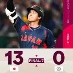 日本（WBSCランク1位）13-0台湾（WBSCランク2位）←これ