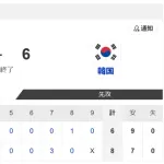 てか、韓国に６点も取られるの正直ヤバくねえか？